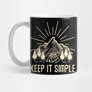 Funny Camping Outdoor Campfire Tents Men Women Kids Mug